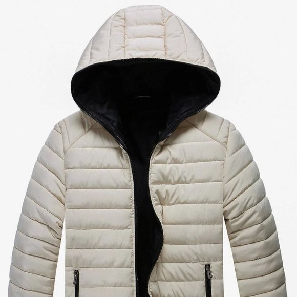 . Other - White Mens Puffer Coat